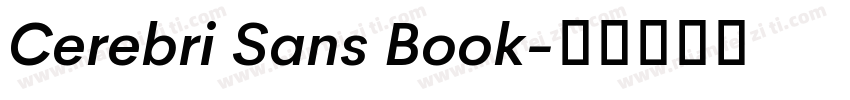 Cerebri Sans Book字体转换